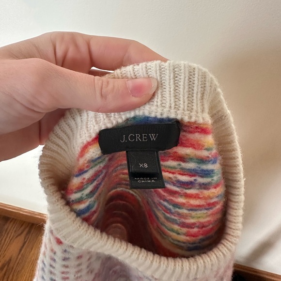 Multicolor Patterned Men's Sweater - Picture 7 of 8